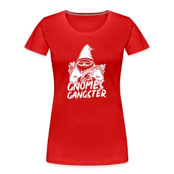 Gnome Costume Hommes Gnomes Gnomes Gangsters Gnome - T-shirt bio Premium Femme - rouge - Devant - Mia (176cm)