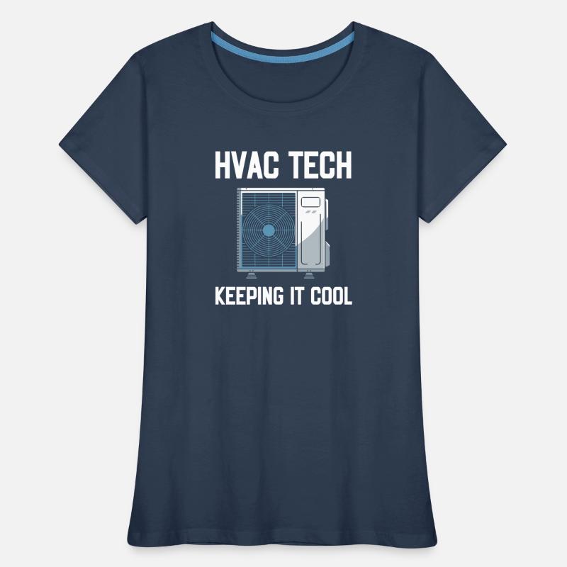 HVAC Tech Keeping It Cool Saying Technician Women's Premium Organic T-Shirt