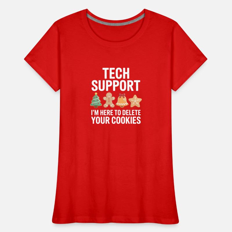 Tech Support Cookie Deletion Women's Premium Organic T-Shirt
