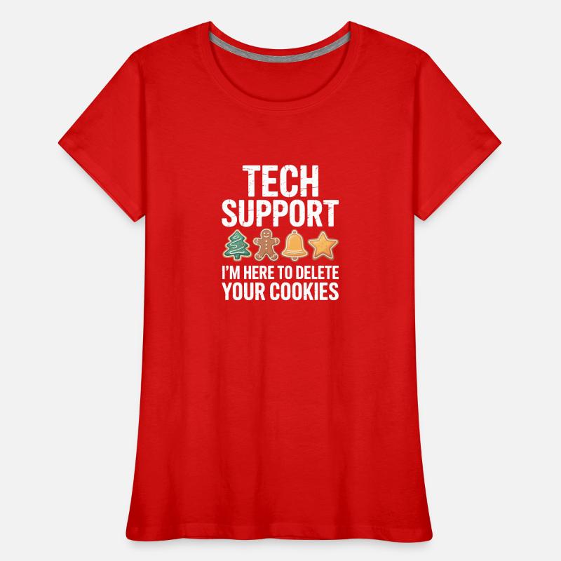 Tech Support Cookie Cleanup Women's Premium Organic T-Shirt