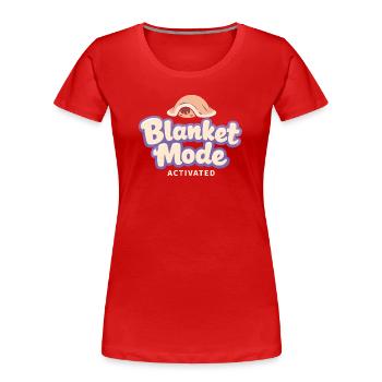 Anime-hausmensch Kuscheliger Weeb - Frauen Premium Bio T-Shirt - Rot - Vorne - Mia (176cm)