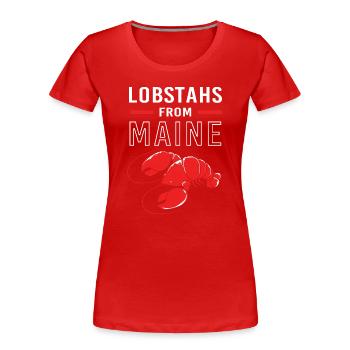 Languste Meeresfrüchte Maine Lobster Hummer - Frauen Premium Bio T-Shirt - Rot - Vorne - Mia (176cm)