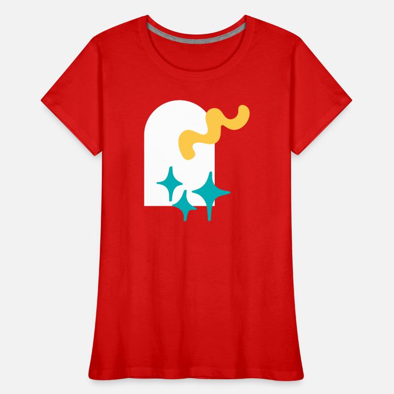 Funkelnde Formen Explosion Frauen Premium Bio T-Shirt