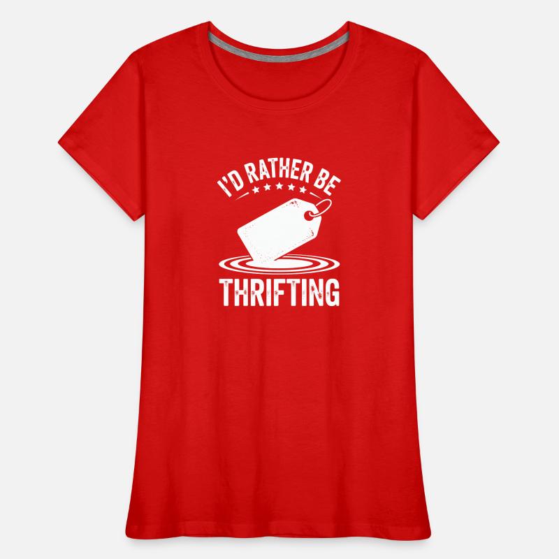 Devise des passionnés de friperie Devise Tee T-shirt bio Premium Femme