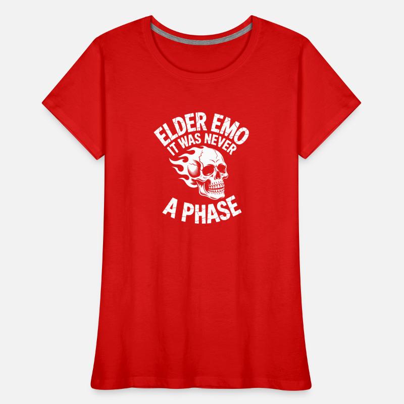 Ältester Emo Es war nie eine Phase Frauen Premium Bio T-Shirt