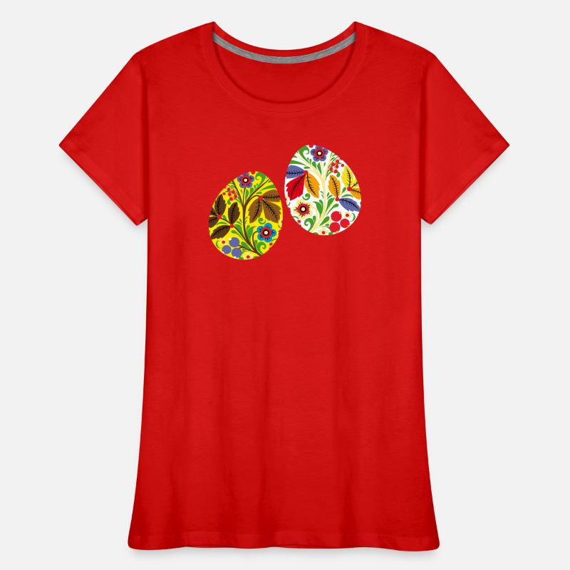 Easter eggs Women's Premium Organic T-Shirt