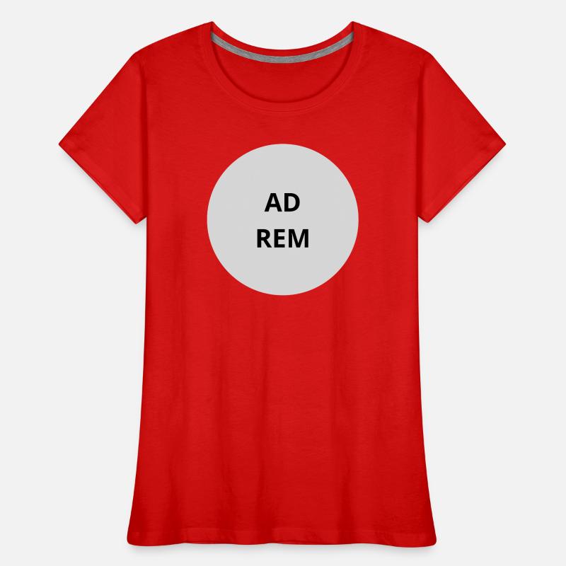 Text des Graukreis-Emblems Frauen Premium Bio T-Shirt