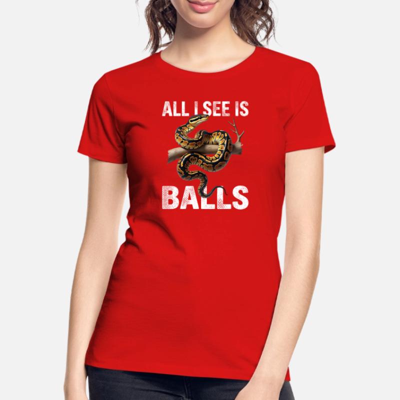 Python roi Serpents Amateurs de terrarium Python T-shirt bio Premium Femme