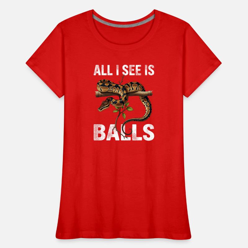 King Python Snakes Lover Terrarium Python Women's Premium Organic T-Shirt