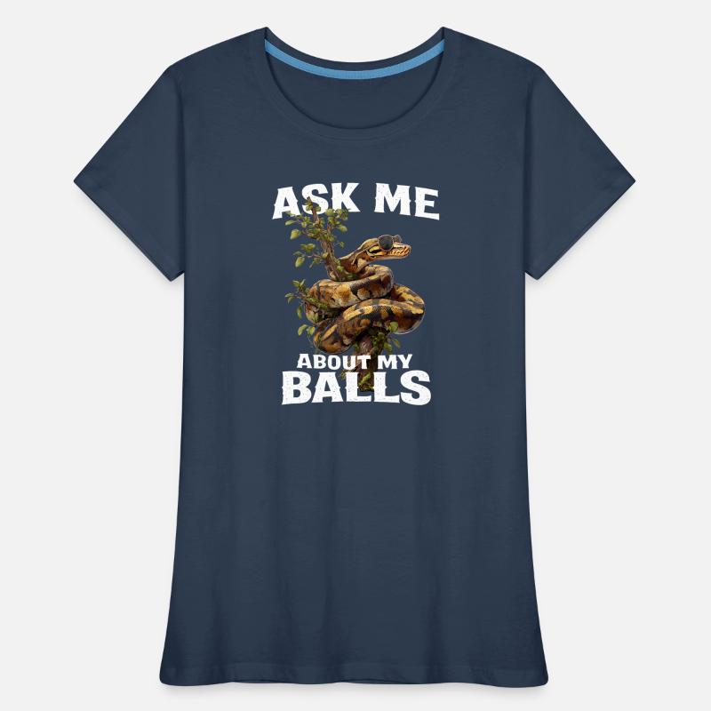 Python roi Serpents Amateurs de terrarium Python T-shirt bio Premium Femme