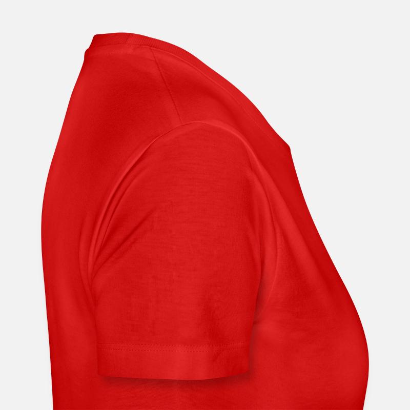 Chien câlin dans une boîte T-shirt bio Premium Femme