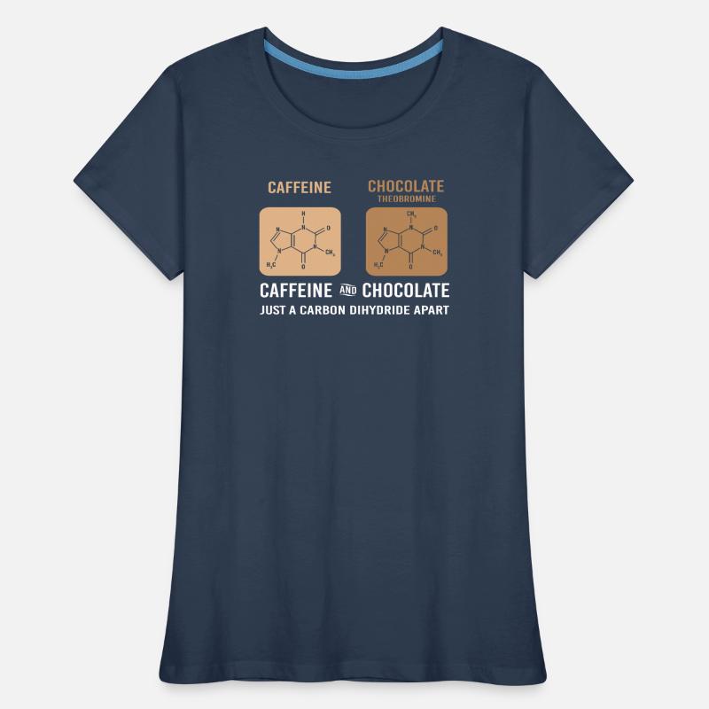 Chemistry Science Physics Laboratory Structural Formula Women's Premium Organic T-Shirt