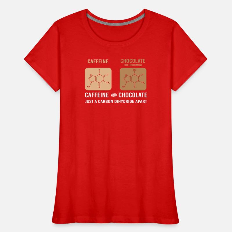 Chemistry Science Physics Laboratory Structural Formula Women's Premium Organic T-Shirt