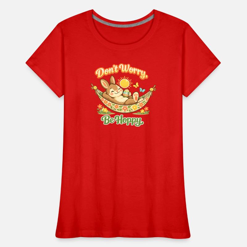 Saying Easter Bunny Funny Women's Premium Organic T-Shirt