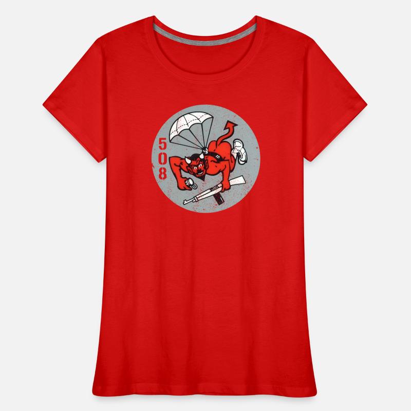508th Airborne Division "Red Devils" from the Second Women's Premium Organic T-Shirt