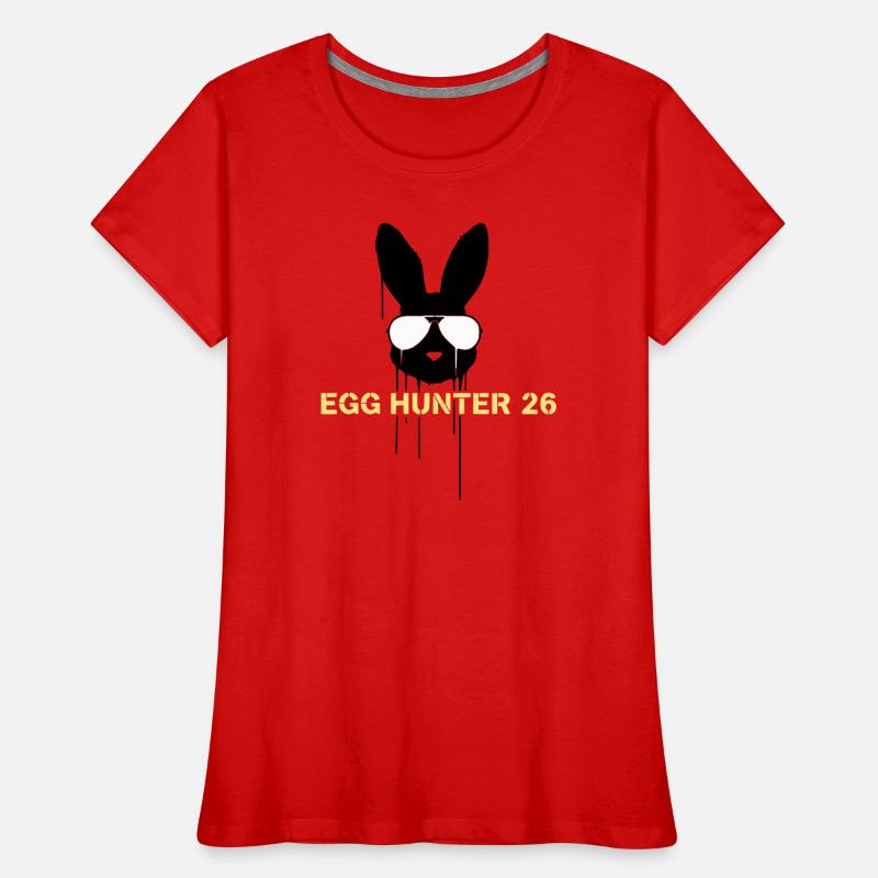 Egg Hunter 2026 Bunny Easter Women's Premium Organic T-Shirt