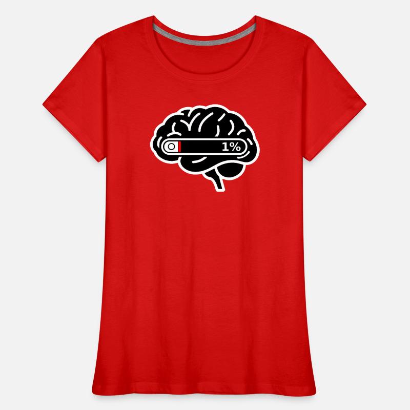 Brain_Loading_1 _Digital_Burnout Women's Premium Organic T-Shirt