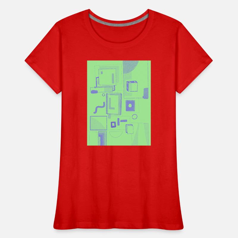 Speech Bubbles Women's Premium Organic T-Shirt