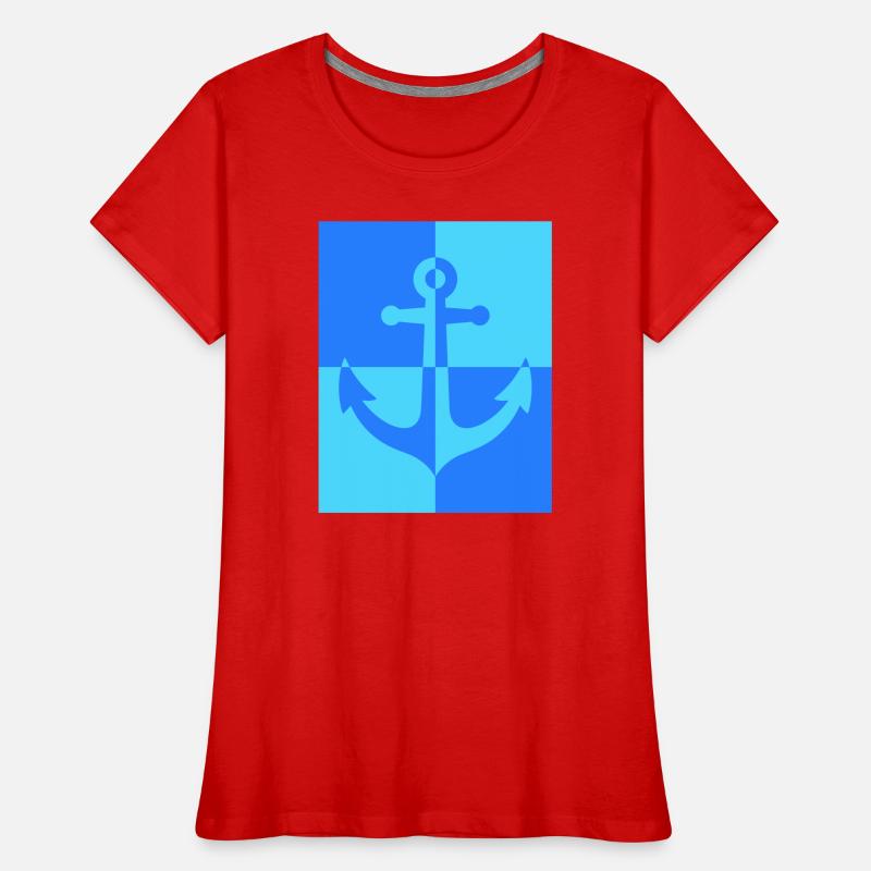 Ancre T-shirt bio Premium Femme