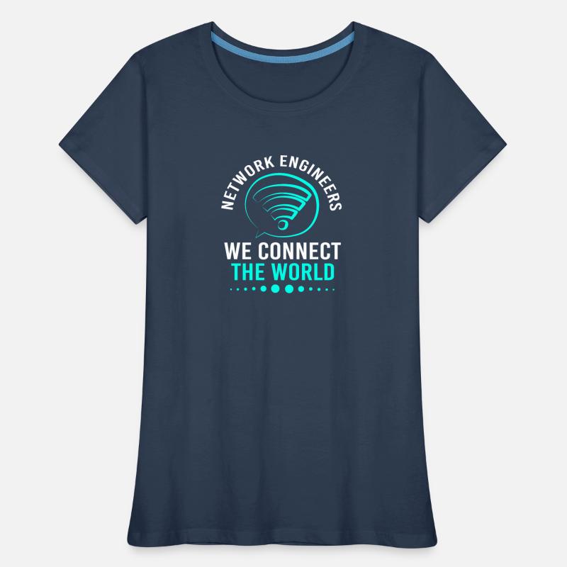 Network Engineer Programmer Computer Scientist Women's Premium Organic T-Shirt