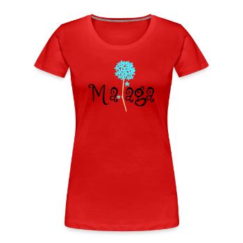Malaga Biznaga - Women's Premium Organic T-Shirt - red - Front - Mia (176cm)