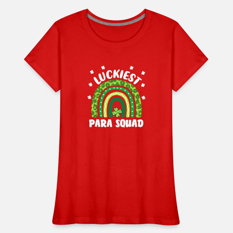 Équipe para-parachute la plus chanceuse T-shirt bio Premium Femme