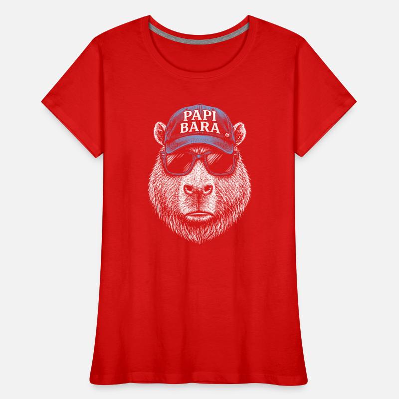 Papi Bara Bear avec des lunettes de soleil T-shirt bio Premium Femme