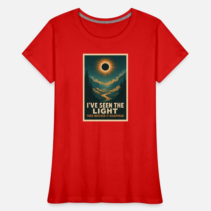 Light Disappears | Eclipse Women's Premium Organic T-Shirt