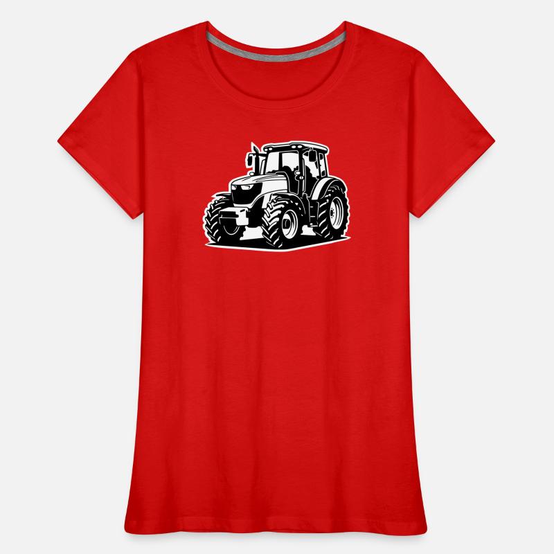 Tractor / Tractor / Tractor (2-color) Women's Premium Organic T-Shirt