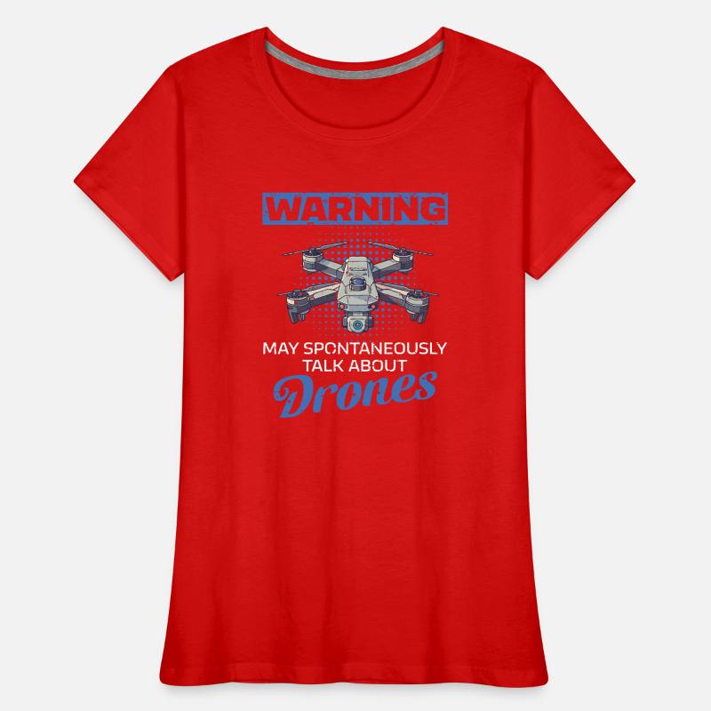 Drone Pilot Accessories Drone Pilot Drone Gift Women's Premium Organic T-Shirt