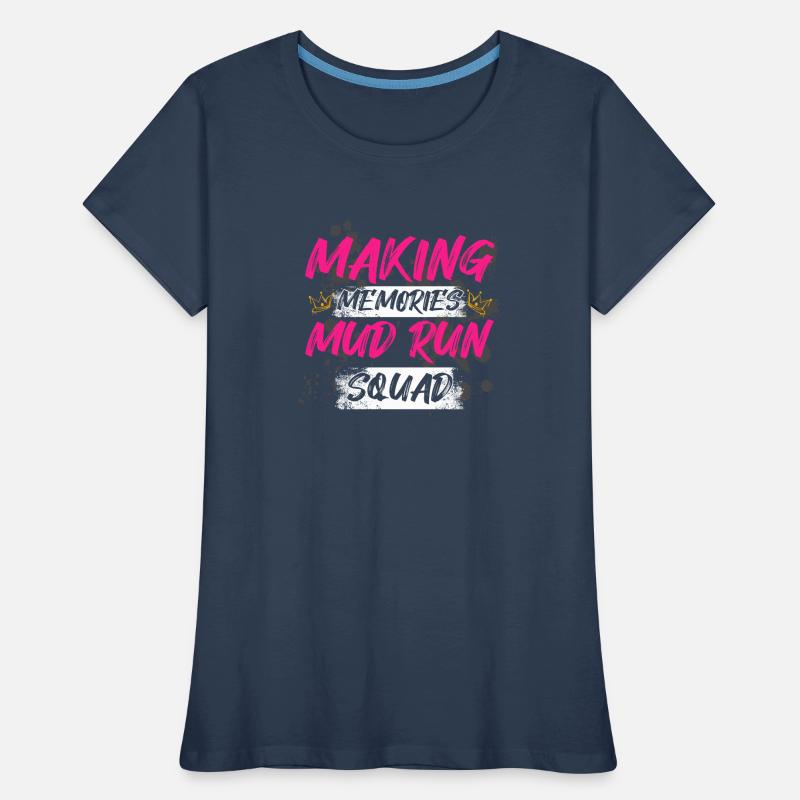 Équipe de course dans la boue Schlammlauf Course boueuse T-shirt bio Premium Femme