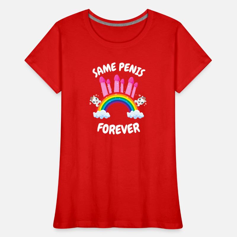 Same Penis Forever Bride Frauen Premium Bio T-Shirt