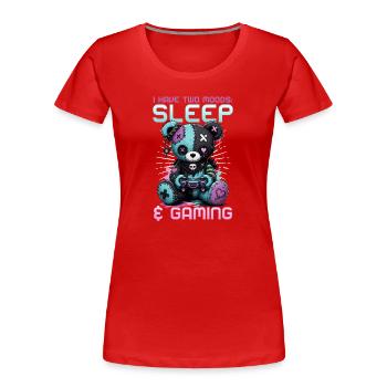 Pastel Goth Soft Goth Gaming Gamer - T-shirt bio Premium Femme - rouge - Devant - Mia (176cm)