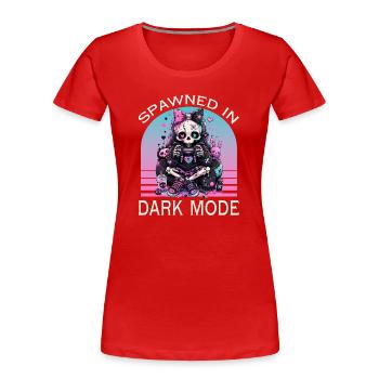 Pastel Goth Soft Goth Gaming Gamer - T-shirt bio Premium Femme - rouge - Devant - Mia (176cm)