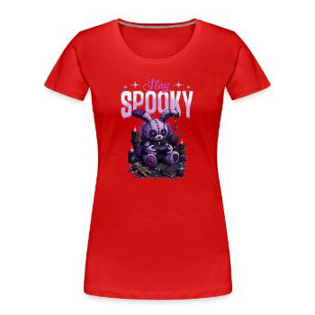 Pastel Goth Soft Goth Gaming Gamer - T-shirt bio Premium Femme - rouge - Devant - Mia (176cm)