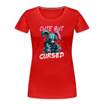 Pastel Goth Soft Goth Gaming Gamer - Frauen Premium Bio T-Shirt - Rot - Vorne - Mia (176cm)