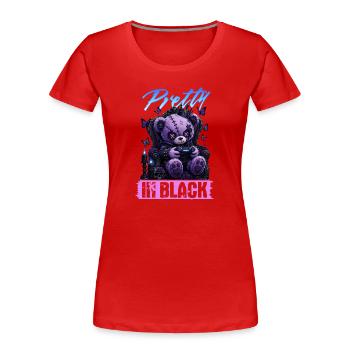 Pastel Goth Soft Goth Gaming Gamer - T-shirt bio Premium Femme - rouge - Devant - Mia (176cm)