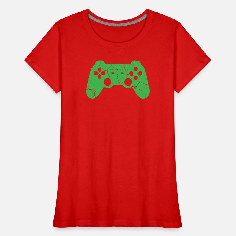 Controller Gaming Women's Premium Organic T-Shirt