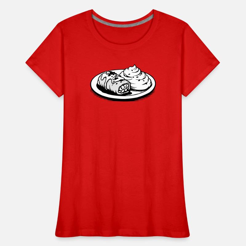 Wrap de chou Golubzi avec purée de pommes de terre T-shirt bio Premium Femme