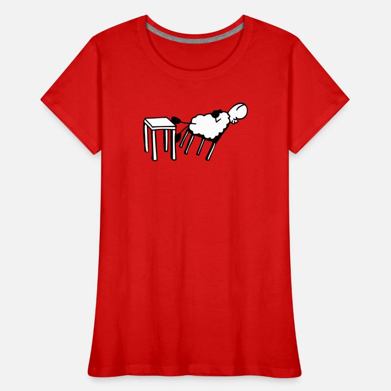 Schlafschaf Frauen Premium Bio T-Shirt