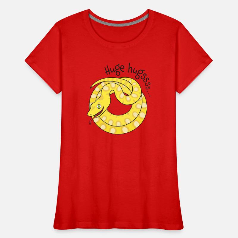 Enge Umarmungen von Python erhältlich! Frauen Premium Bio T-Shirt