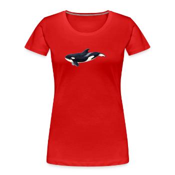 Baby Orca - Baby orca - Baby orca - Women's Premium Organic T-Shirt - red - Front - Mia (176cm)