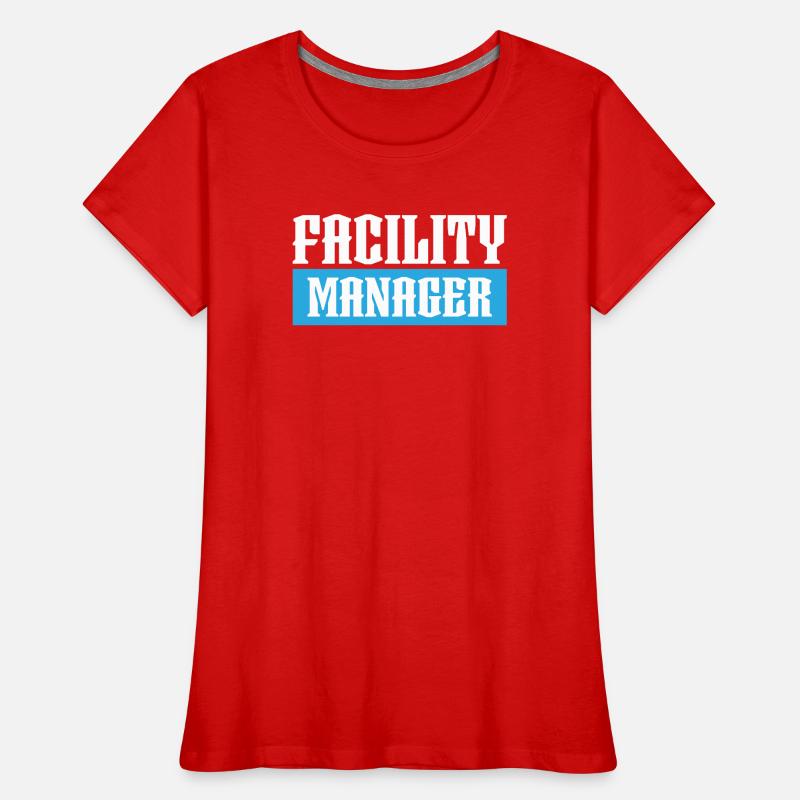 facility manager tshirt schwarz Frauen Premium Bio T-Shirt
