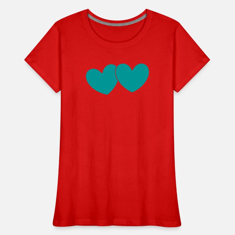 Saint-Valentin, Saint-Valentin, Saint-Valentin T-shirt bio Premium Femme