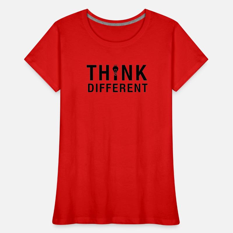 Conception créative de l’ampoule T-shirt bio Premium Femme