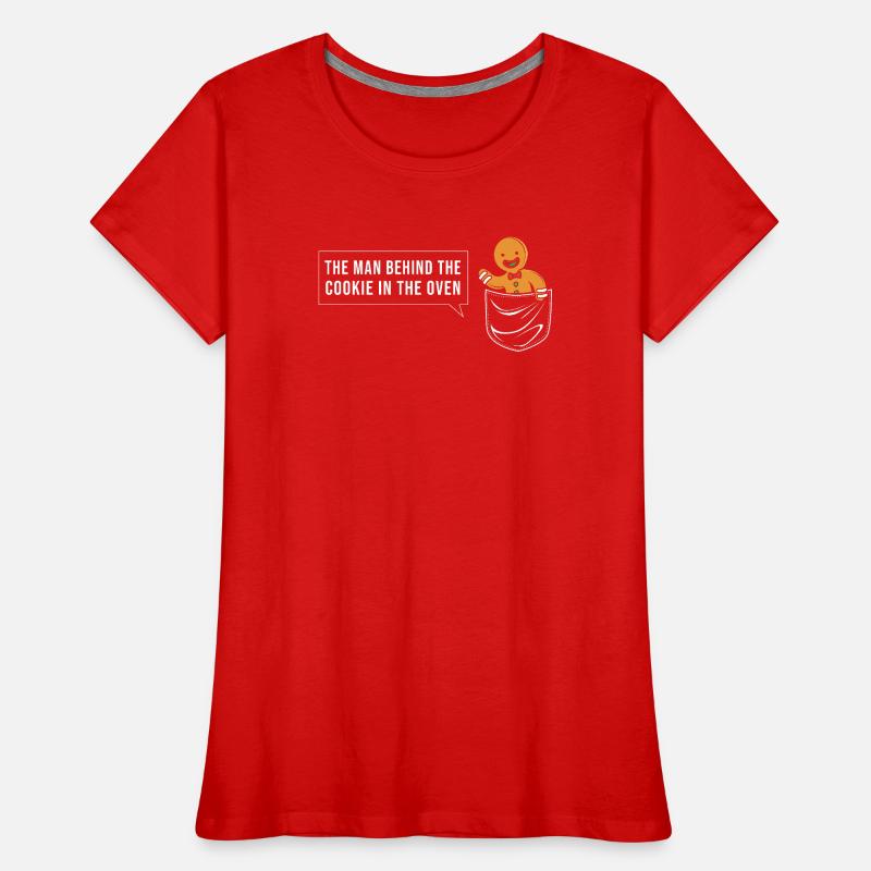 Werdender Papa werdende Väter Frauen Premium Bio T-Shirt