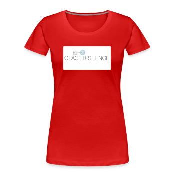 Clarity 0.0 - Frauen Premium Bio T-Shirt - Rot - Vorne - Mia (176cm)
