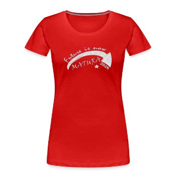 Matura 2026 - Women's Premium Organic T-Shirt - red - Front - Mia (176cm)