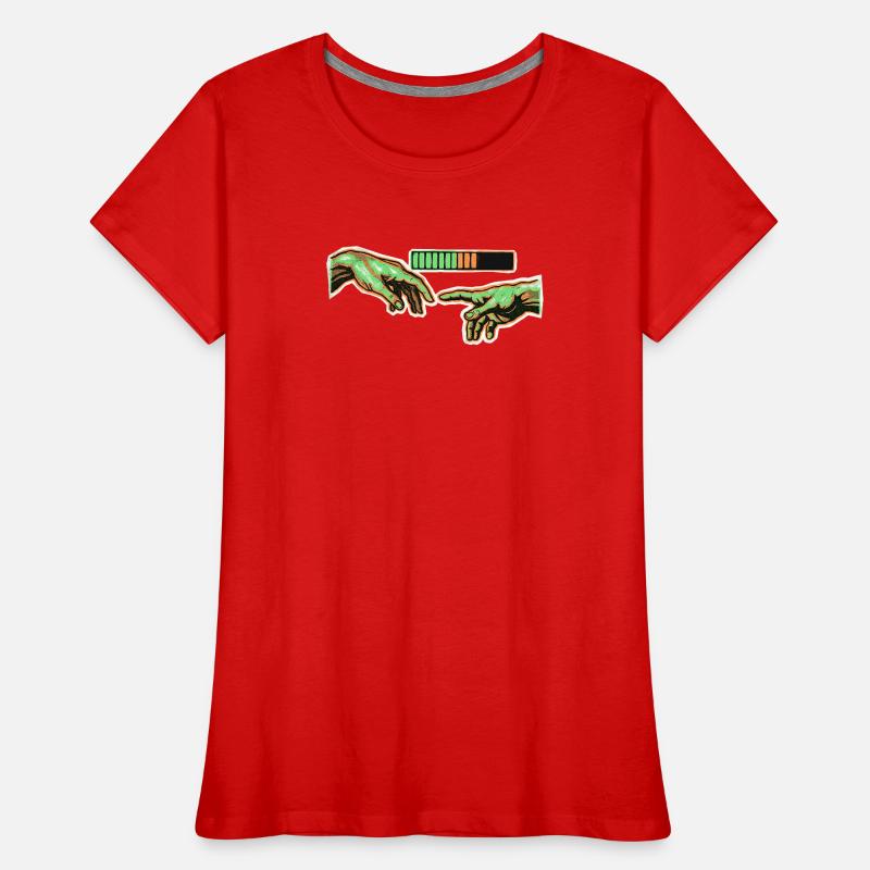 Human Connection Loading Frauen Premium Bio T-Shirt