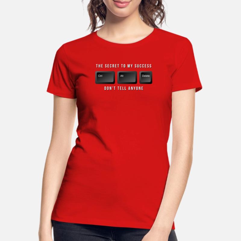 Technischer Support oder IT-Mitarbeiter oder -Mädel Frauen Premium Bio T-Shirt